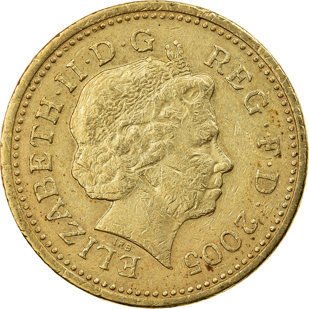 Moneta, Gran Bretagna, Elizabeth II, Pound, 2005, British Royal Mint, MB+
