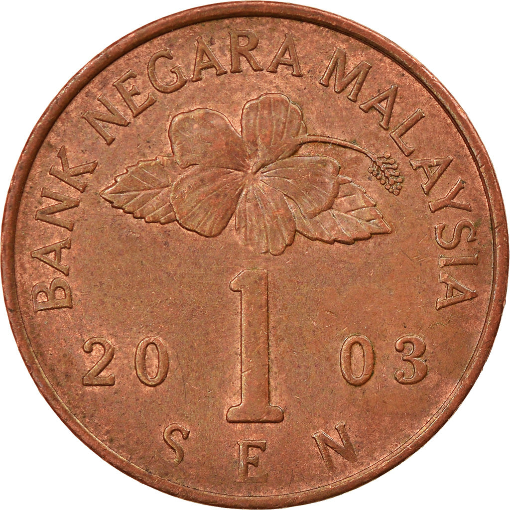 Monnaie, Malaysie, Sen, 2003, TTB, Bronze Clad Steel, KM:49