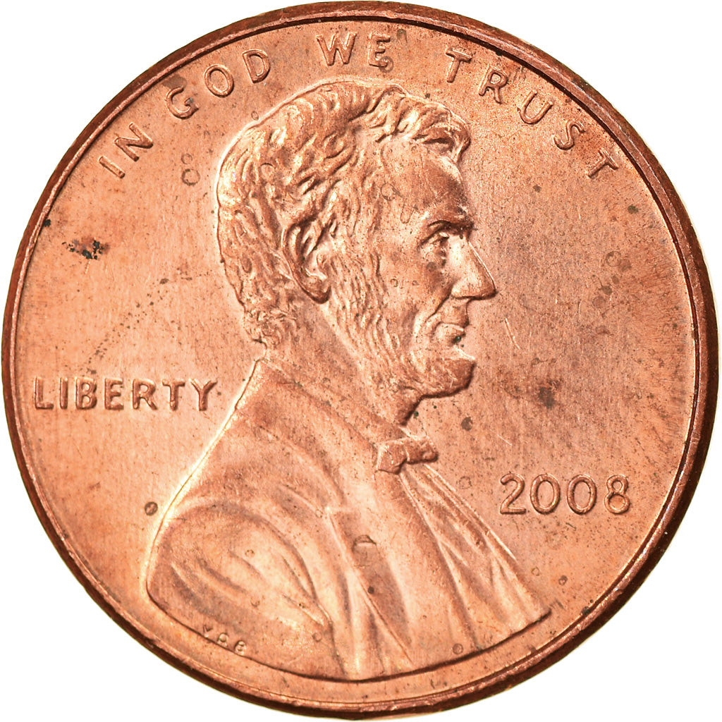 Münze, Vereinigte Staaten, Lincoln Cent, Cent, 2008, U.S. Mint, SS, Copper