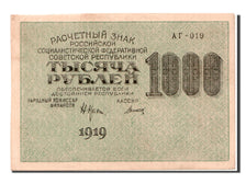 Russia, 1000 Rubles, 1919, KM #104e, UNC(63), 019