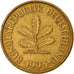 Monnaie, République fédérale allemande, 5 Pfennig, 1993, Munich, TTB, Brass