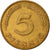 Monnaie, République fédérale allemande, 5 Pfennig, 1993, Munich, TTB, Brass