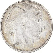 Coin, Belgium, 20 Francs, 20 Frank, 1951, AU(50-53), Silver, KM:141.1