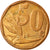 Moneta, Południowa Afryka, 50 Cents, 2008, Pretoria, EF(40-45), Brąz