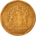 Moneta, Sudafrica, 20 Cents, 1999, Pretoria, BB, Acciaio placcato in bronzo
