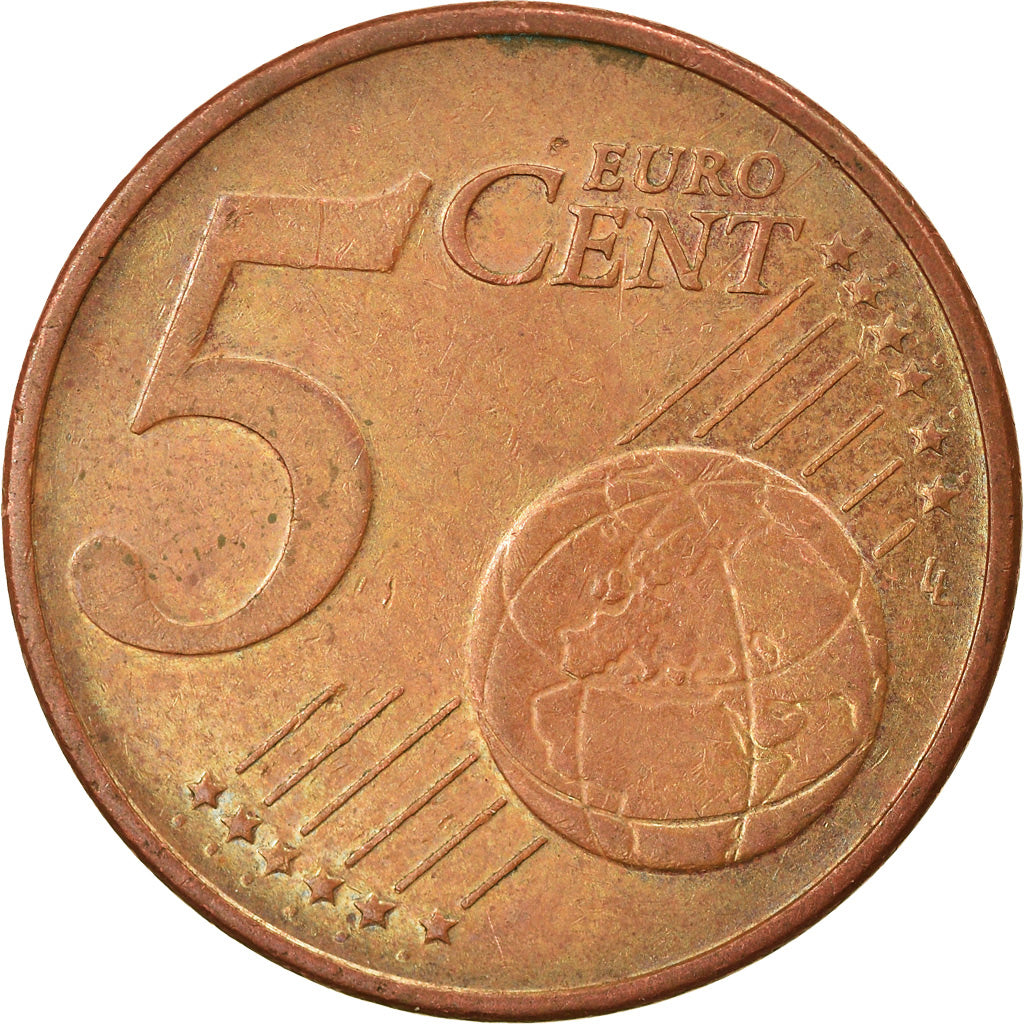 Oostenrijk, 5 Euro Cent, 2005, Vienna, ZF, Copper Plated Steel, KM:3084