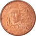 Frankreich, Euro Cent, 2008, Paris, SS, Copper Plated Steel, KM:1282