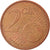France, 2 Euro Cent, 2008, Paris, TTB, Copper Plated Steel, KM:1283