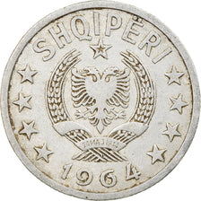 Moeda, Albânia, 20 Qindarka, 1964, VF(30-35), Alumínio, KM:41