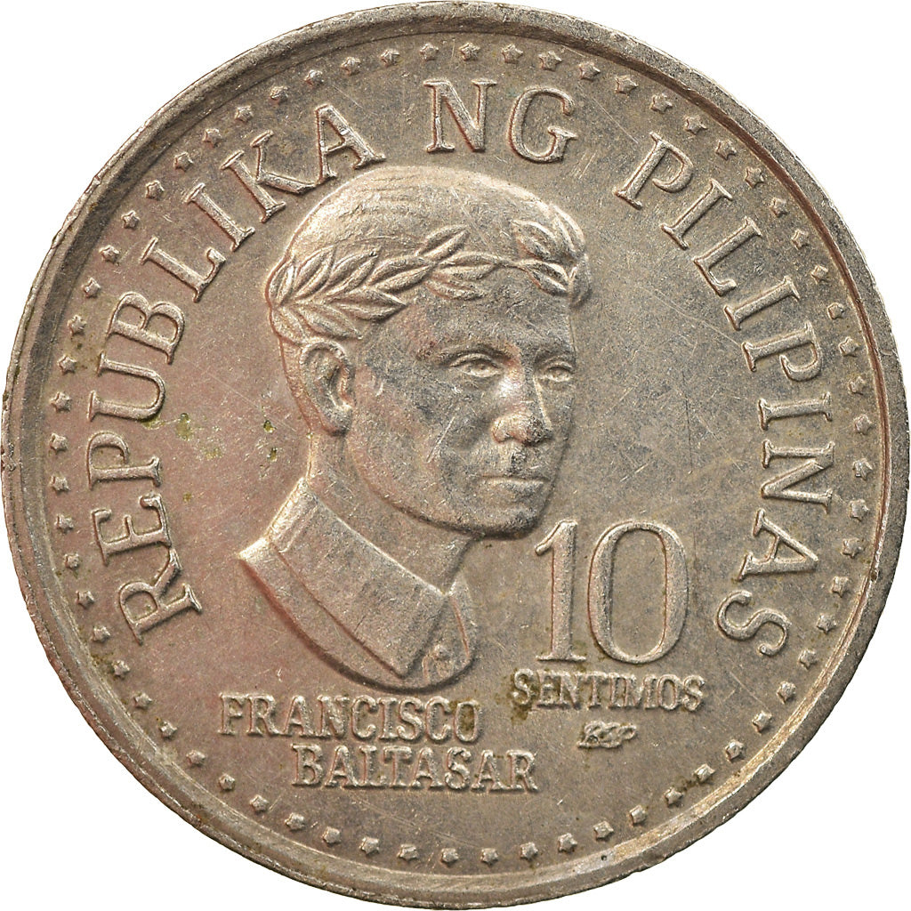 Moneta, Filippine, 10 Sentimos, 1981, BB, Rame-nichel, KM:226