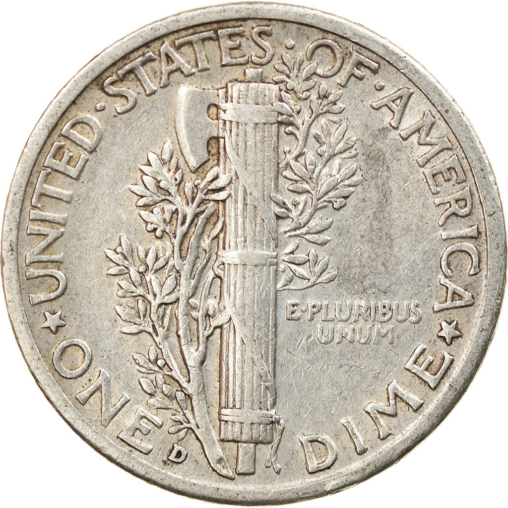 Moneta, Stati Uniti, Mercury Dime, Dime, 1940, U.S. Mint, Denver, BB, Argento
