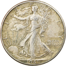 Münze, Vereinigte Staaten, Walking Liberty Half Dollar, Half Dollar, 1941, U.S.