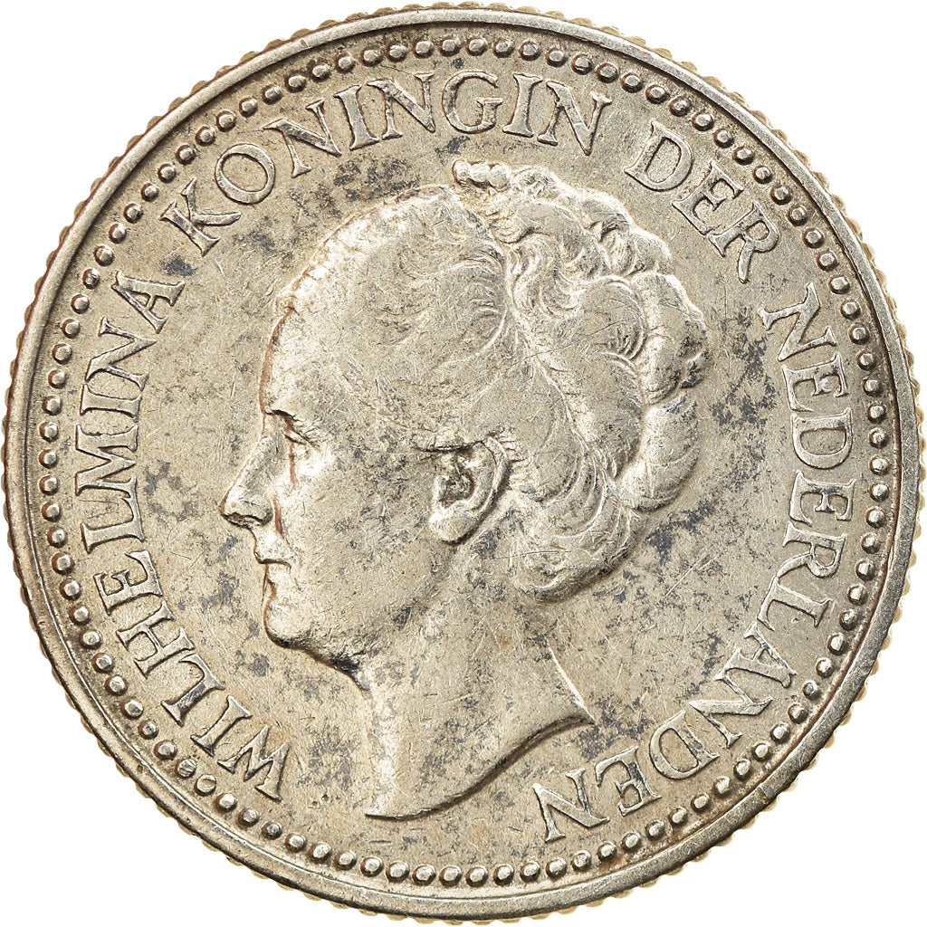 Munten, Nederland, Wilhelmina I, 1/2 Gulden, 1922, ZF, Zilver, KM:160
