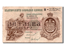 Bulgaria, 2 Leva Srebro, KM #31a, VF(20-25)