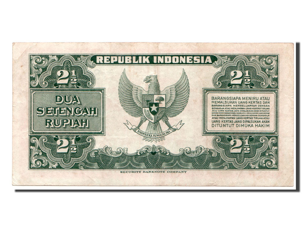 Indonesia, 2 1/2 Rupiah, 1951, BB