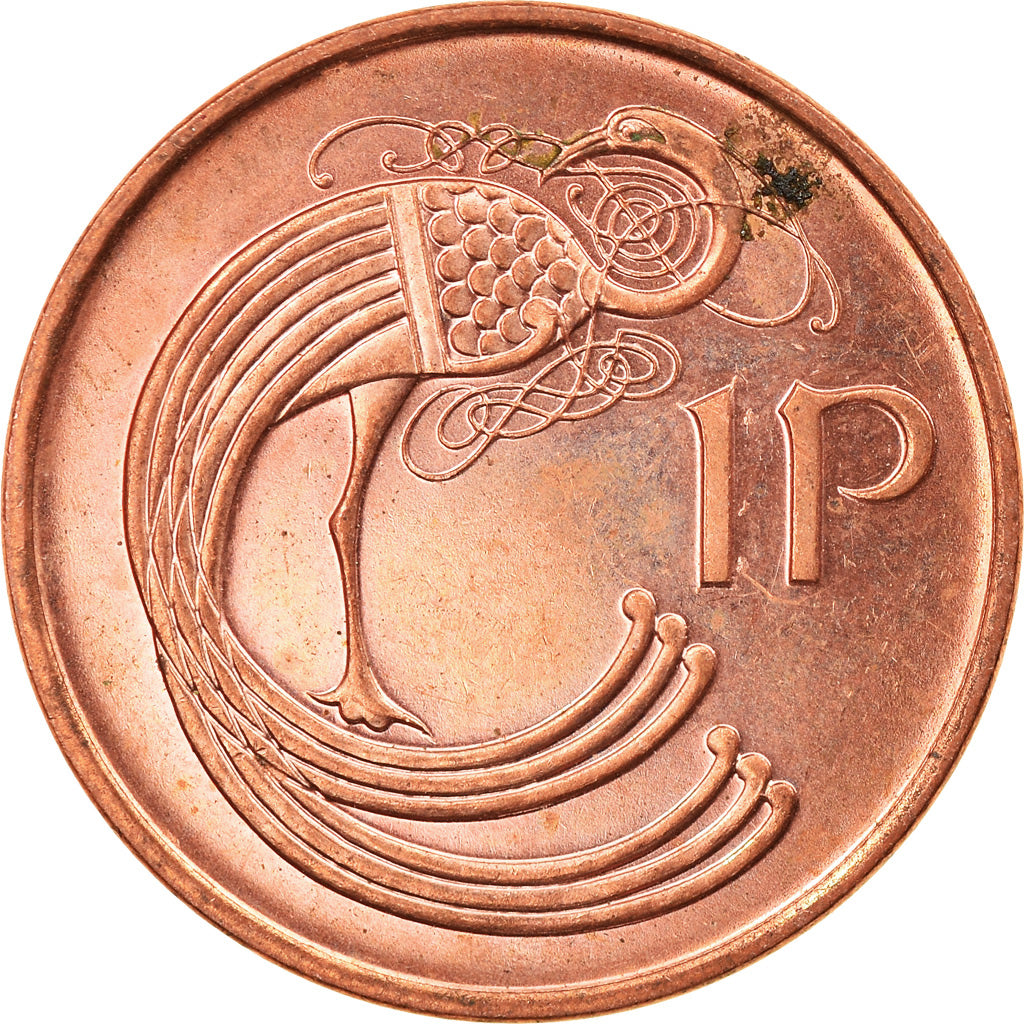 Moneta, REPUBBLICA D’IRLANDA, Penny, 2000, SPL-, Acciaio placcato rame, KM:20a
