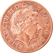 Moneta, Gran Bretagna, 2 Pence, 2014, SPL-, Acciaio placcato rame
