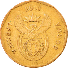 Münze, Südafrika, 20 Cents, 2001, Pretoria, SS, Bronze Plated Steel, KM:225