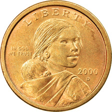 Moneta, Stati Uniti, Sacagawea Dollar, Dollar, 2000, U.S. Mint, Denver, SPL-
