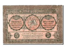 Georgia, 5 Rubles, 1919, KM #9, EF(40-45), 0098