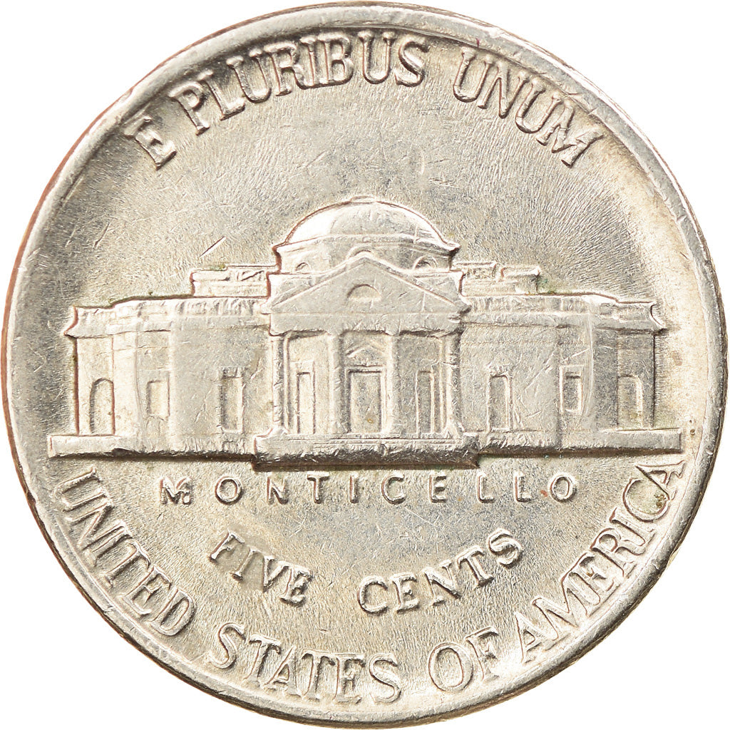 Coin, United States, Jefferson Nickel, 5 Cents, 1985, U.S. Mint, Philadelphia