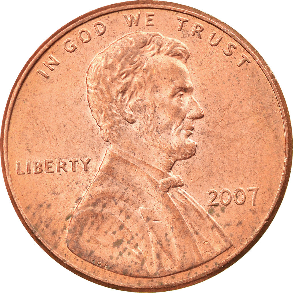 Münze, Vereinigte Staaten, Lincoln Cent, Cent, 2007, U.S. Mint, Philadelphia
