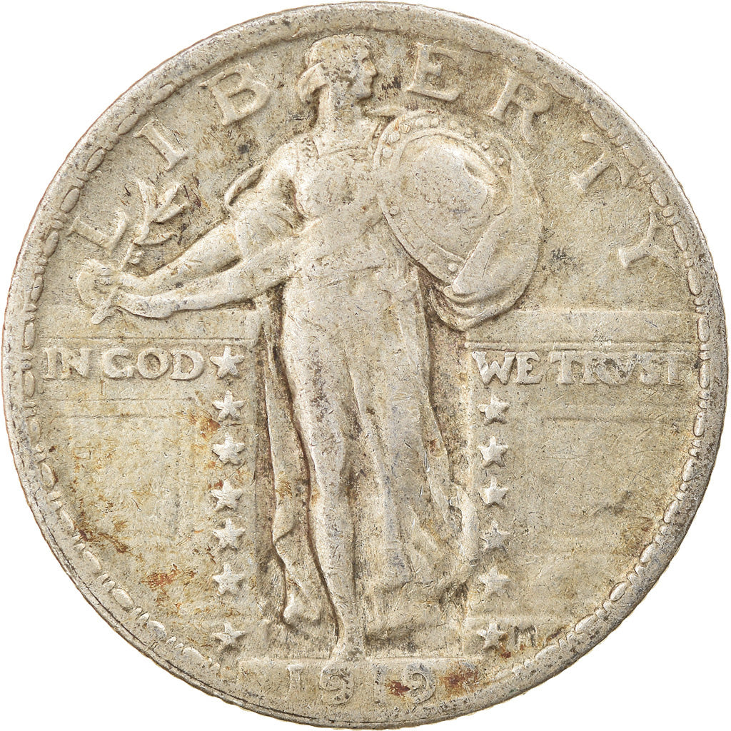 Moneta, Stati Uniti, Standing Liberty Quarter, Quarter, 1919, U.S. Mint