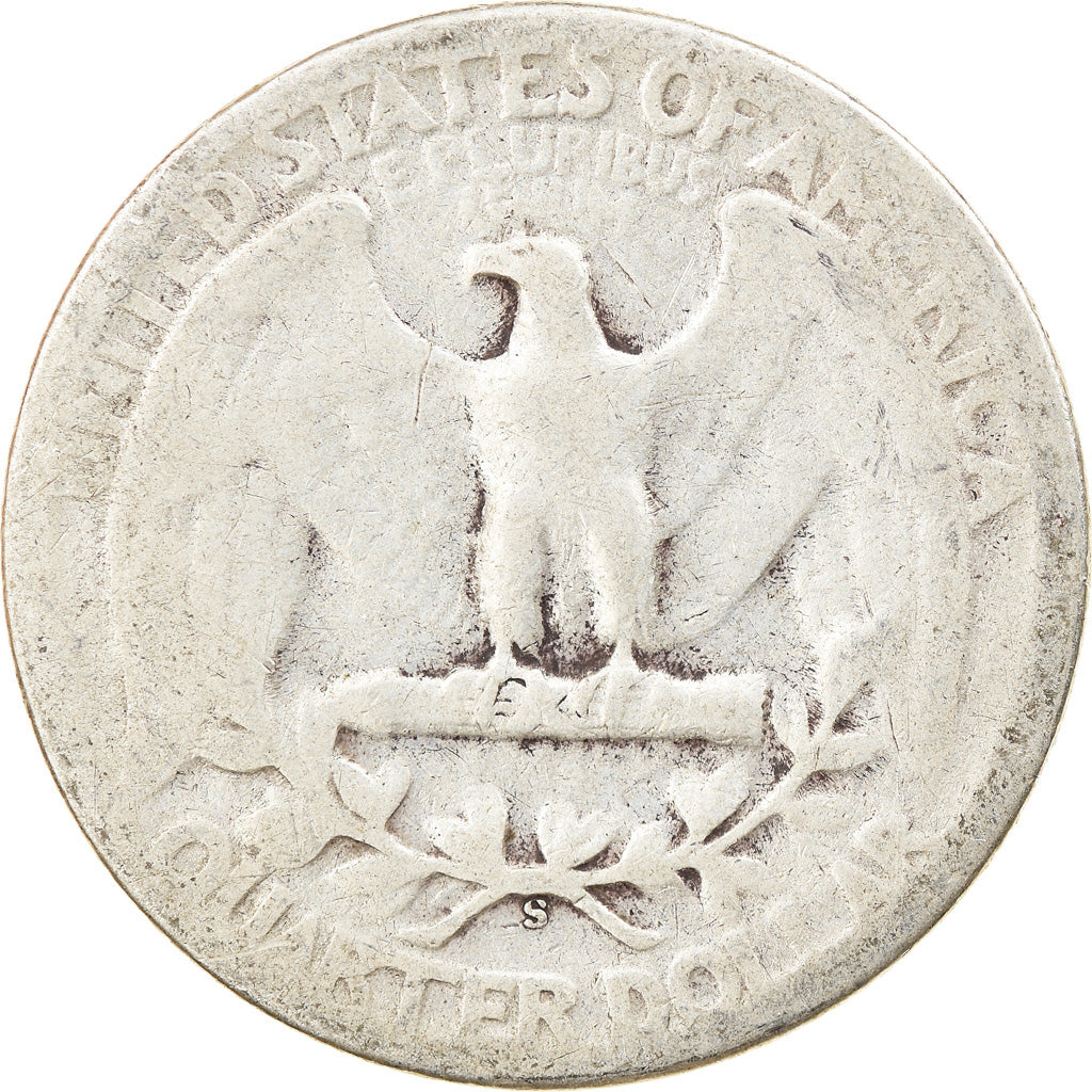 Moneta, USA, Washington Quarter, Quarter, 1945, U.S. Mint, San Francisco
