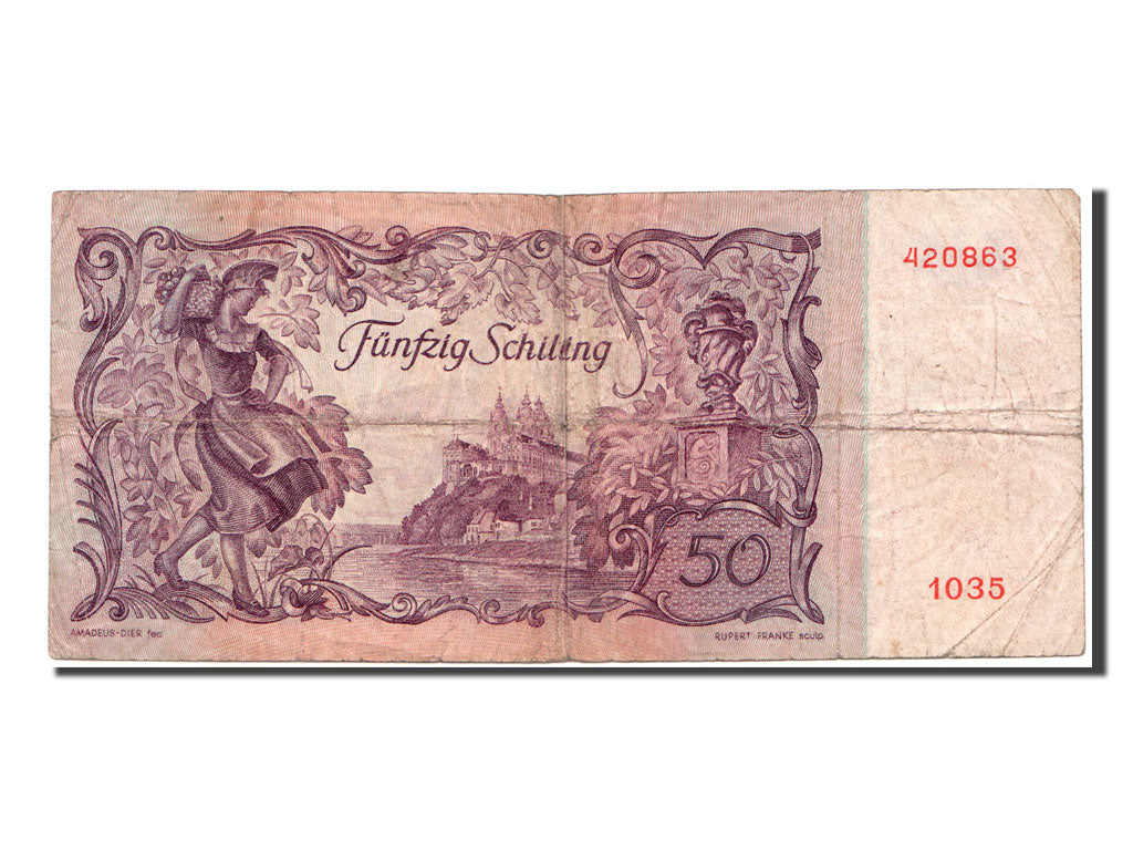 Autriche, 50 Schilling type 1949-54