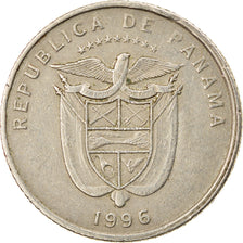 Moneda, Panamá, 1/10 Balboa, 1996, Royal Canadian Mint, MBC, Cobre - níquel
