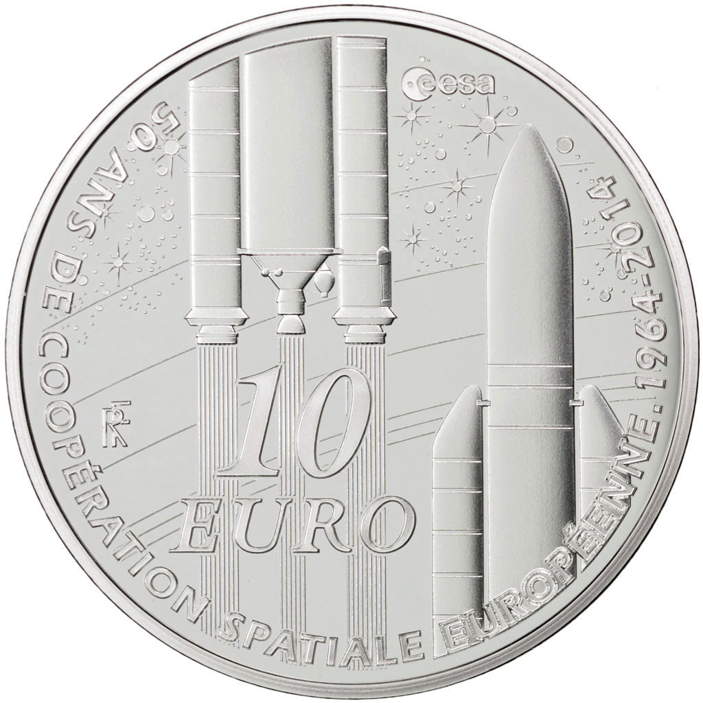 Moneda, Francia, 10 Euro, 2014, FDC, Plata