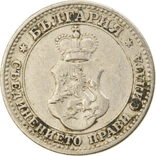 Coin, Bulgaria, 5 Stotinki, 1912, EF(40-45), Copper-nickel, KM:24