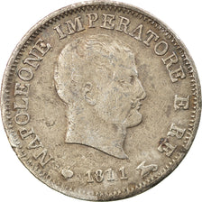 Münze, Italien Staaten, KINGDOM OF NAPOLEON, Napoleon I, 10 Soldi, 1811, Milan