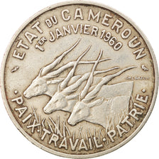 Moneta, Camerun, 50 Francs, 1960, Paris, BB, Rame-nichel, KM:13