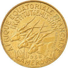 Monnaie, Cameroun, 5 Francs, 1958, TTB, Aluminum-Bronze, KM:10