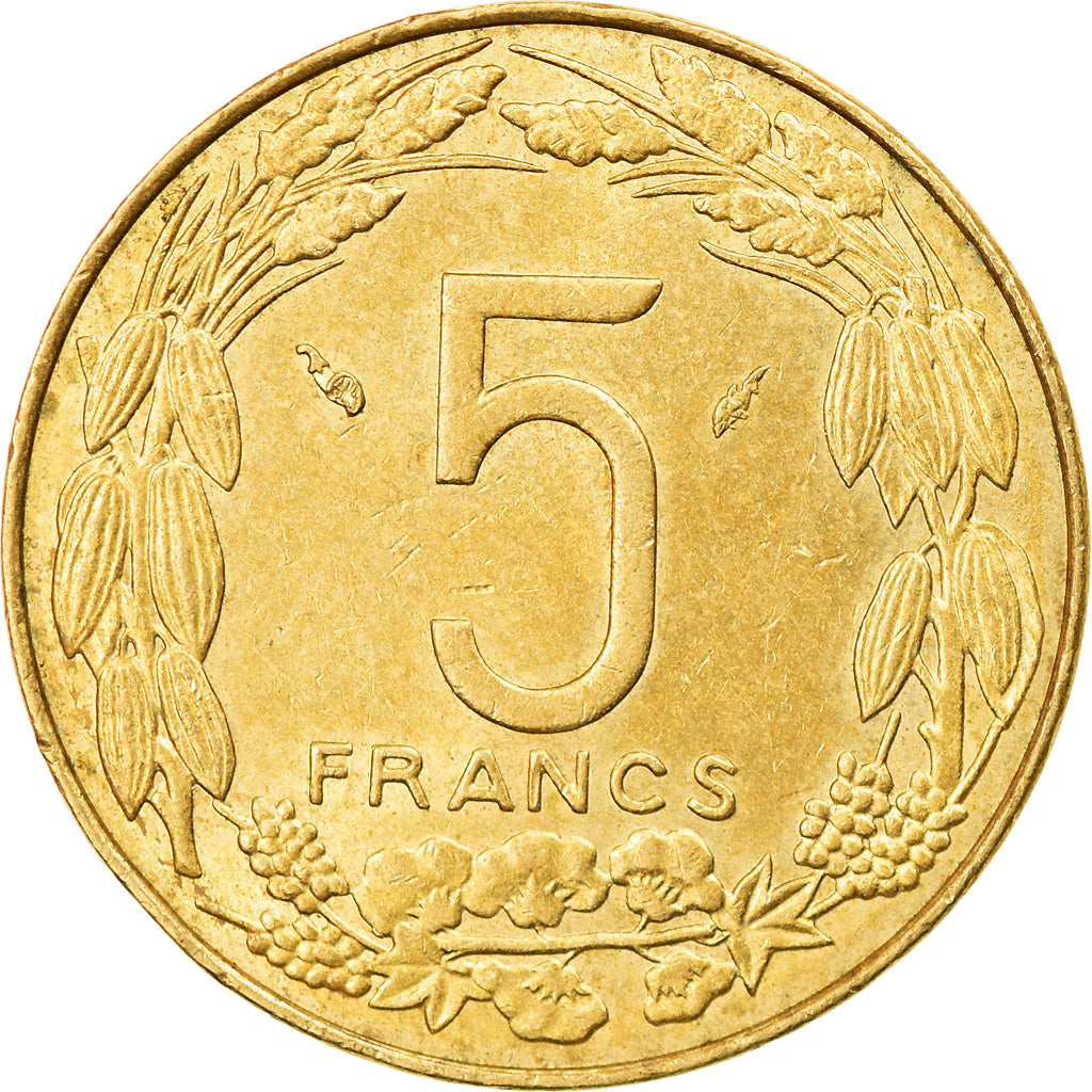Monnaie, États de l'Afrique centrale, 5 Francs, 1980, Paris, TTB
