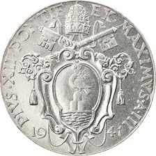 Munten, Vaticaanstad, Pius XII, Lira, 1941, PR, Stainless Steel, KM:26a