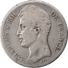 Coin, France, Charles X, 2 Francs, 1828, Lille, VF(20-25), Silver, KM:725.13