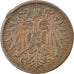 Moneta, Austria, Franz Joseph I, 2 Heller, 1906, BB, Bronzo, KM:2801