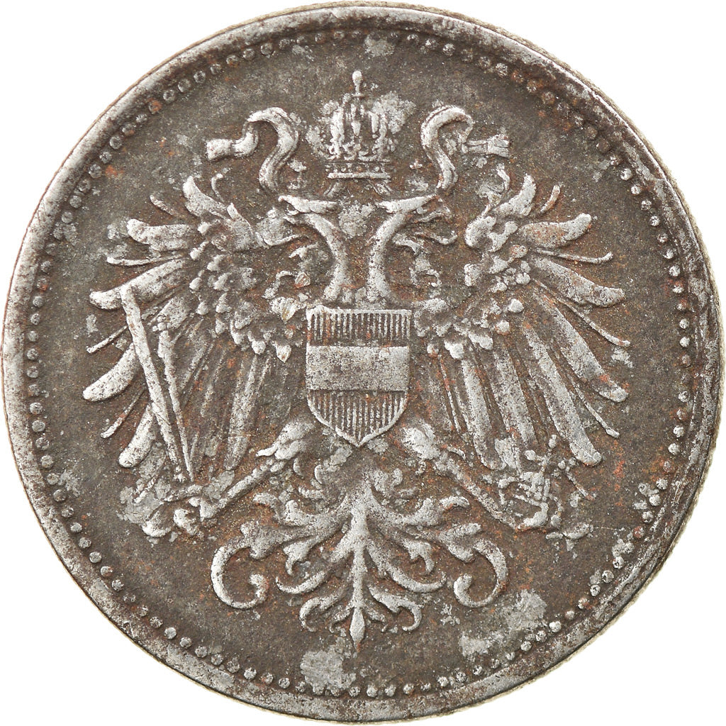 Coin, Austria, Karl I, 20 Heller, 1916, VF(30-35), Iron, KM:2826
