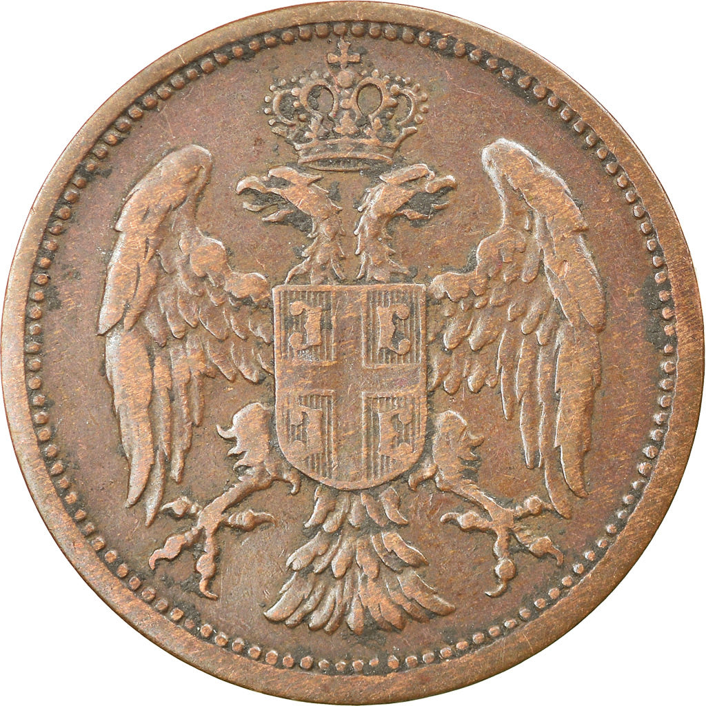 Münze, Serbien, Peter I, 2 Pare, 1904, SS, Bronze, KM:23