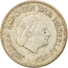 Monnaie, Netherlands Antilles, Juliana, 1/4 Gulden, 1967, TTB, Argent, KM:4