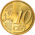Cipro, 10 Euro Cent, 2008, SPL-, Ottone, KM:81