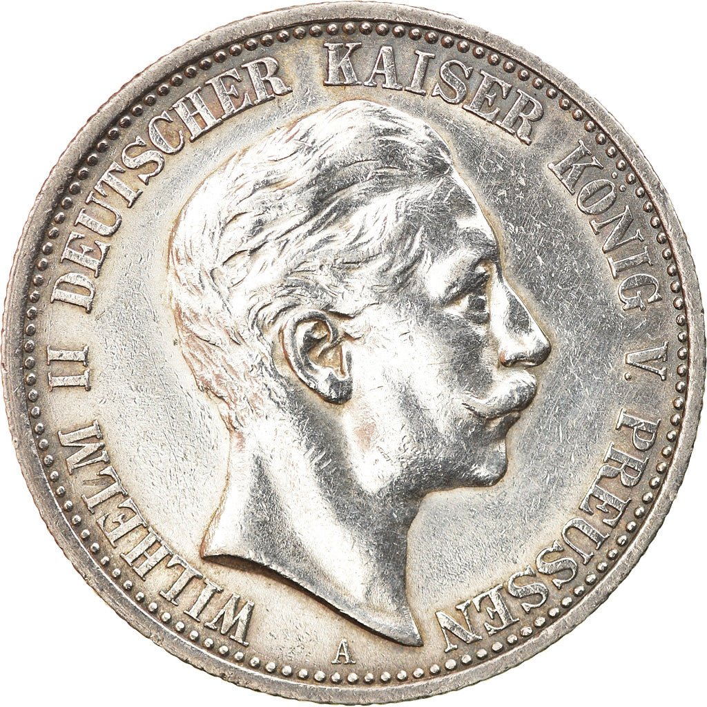 Münze, Deutsch Staaten, PRUSSIA, Wilhelm II, 2 Mark, 1905, Berlin, SS+, Silber