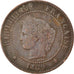 Moeda, França, Cérès, 2 Centimes, 1889, Paris, EF(40-45), Bronze, KM:827.1