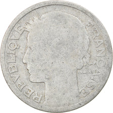 Moneda, Francia, Morlon, 2 Francs, 1945, Castelsarrasin, BC, Aluminio, KM:886a.3