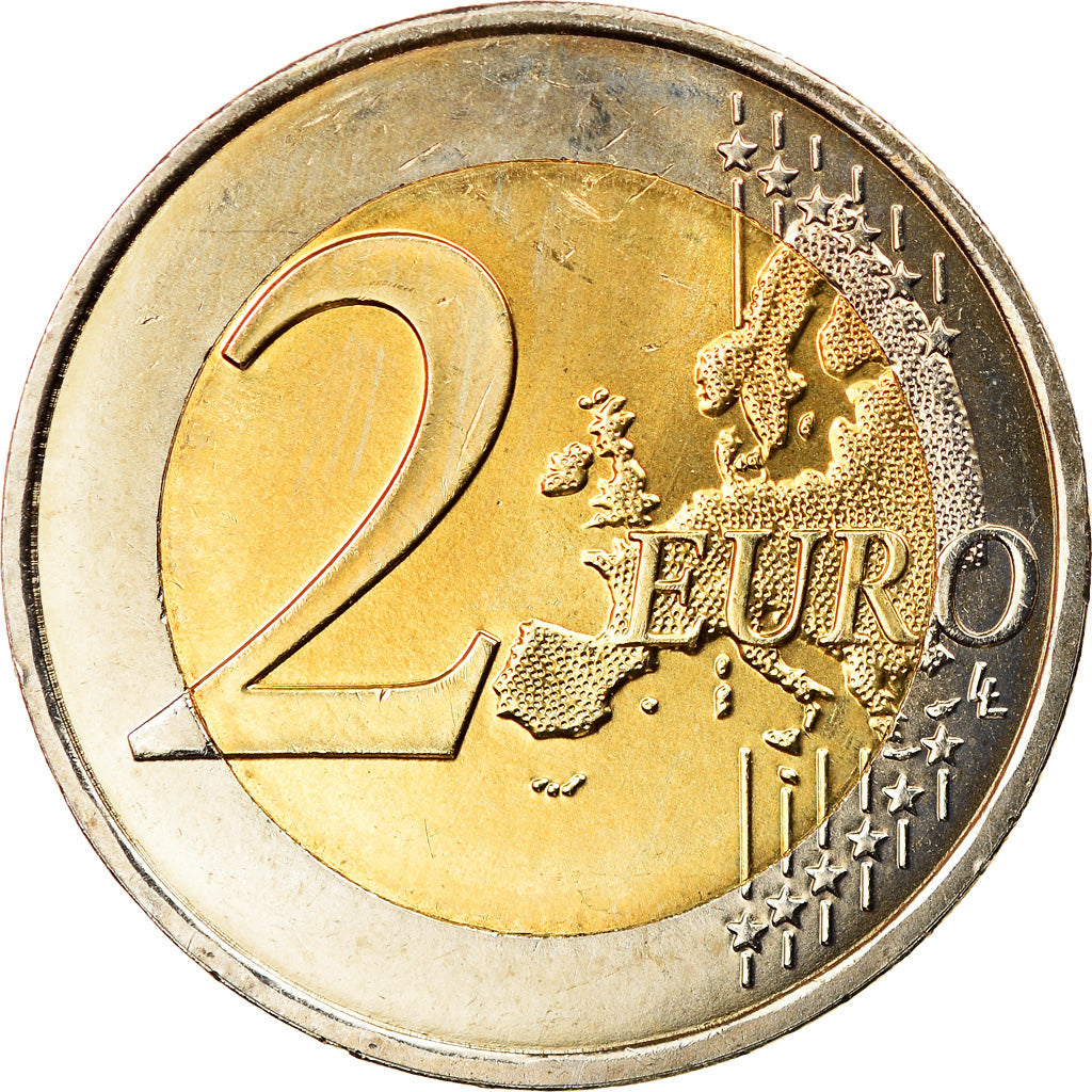 Monaco, 2 Euro, Admission à l'ONU, 2013, MS(63), Bi-Metallic