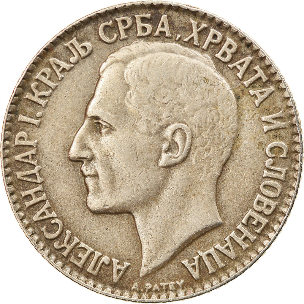 Monnaie, Yougoslavie, Alexander I, 2 Dinara, 1925, SUP, Nickel-Bronze, KM:6
