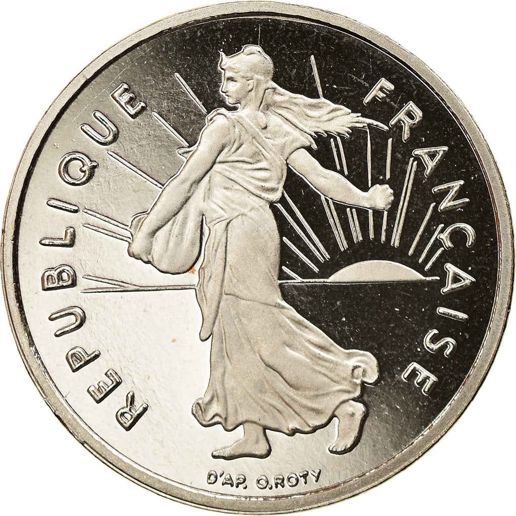 Coin, France, Semeuse, 1/2 Franc, 1999, Proof, MS(65-70), Nickel, KM:931.2