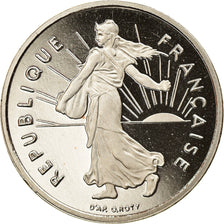 Coin, France, Semeuse, 1/2 Franc, 1999, Proof, MS(65-70), Nickel, KM:931.2